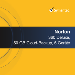 Norton 360 Deluxe, 50 GB Cloud-Backup 5 Devicee