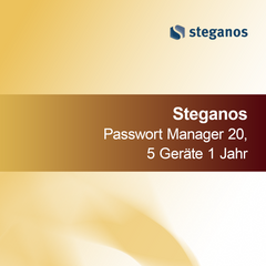 Steganos Passwort Manager 20, 5 Devicee 1 Jahr
