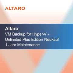 Altaro VM Backup for Hyper-V - Unlimited Plus Edition