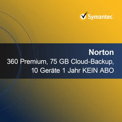 Norton 360 Premium, 75 GB Cloud-Backup, 10 Devicee 1 Jahr KEIN ABO