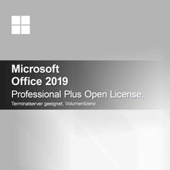 Microsoft Office 2019 Professional Plus Open License, Terminalserver geeignet, Volume License