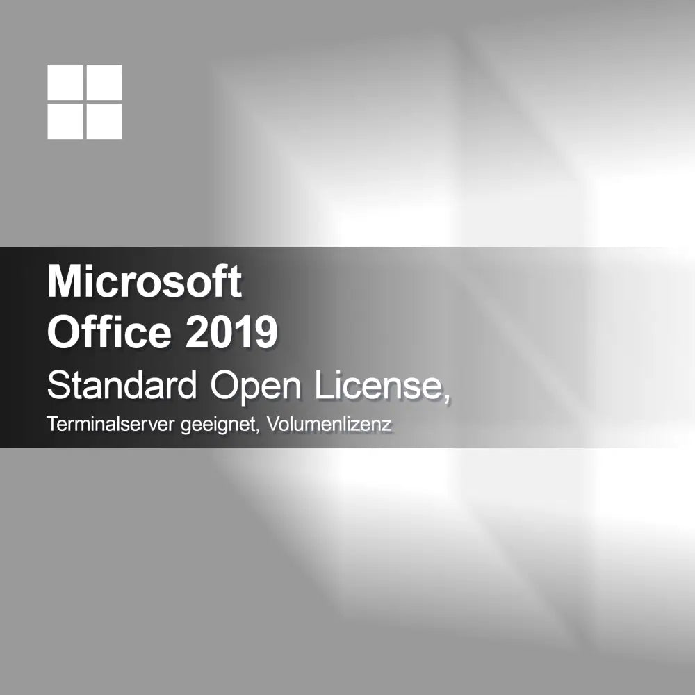 Microsoft Office 2019 Standard Open License, Terminalserver geeignet, Volume License