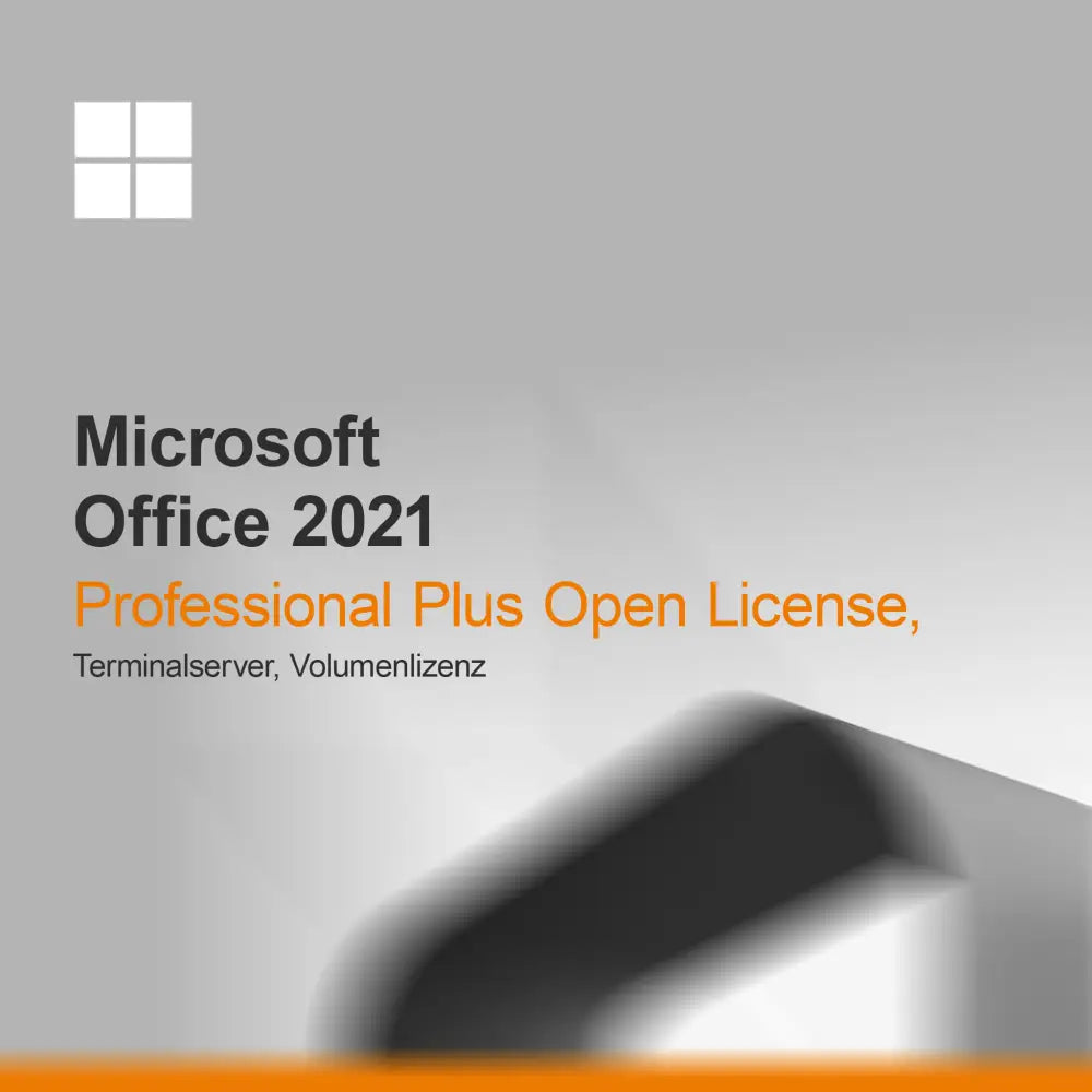 Microsoft Office 2021 Professional Plus Open License, Terminalserver, Volume License