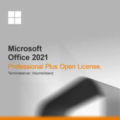 Microsoft Office 2021 Professional Plus Open License, Terminalserver, Volume License