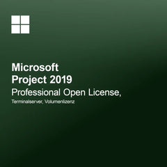 Microsoft Project 2019 Professional Open License, Terminalserver, Volume License