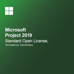 Microsoft Project 2019 Standard Open License, Terminalserver, Volume License